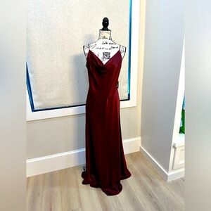 NWT Burgundy formal gown